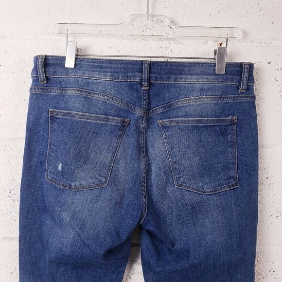 DL1961  Mara Instasculpt Straight Ankle Stretch Ventura Wash Denim Jeans Size 31 - Picture 6 of 9